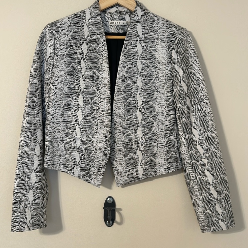 Alice and Olivia Vegan Leather Jacket